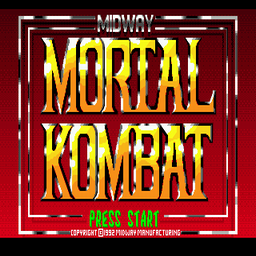 Mortal Kombat (U) Title Screen